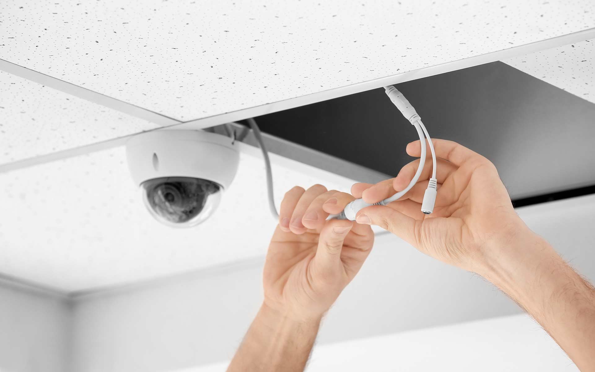 A2B Electrical's electricians can wire up CCTV cameras for properties in Beddington Corner and the local area. 